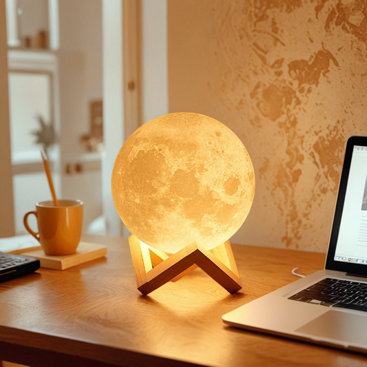 LED Galaxy Maanlamp – Boeklamp Nachtlicht voor Kinderen | Origineel Cadeau & Sfeerverlichting