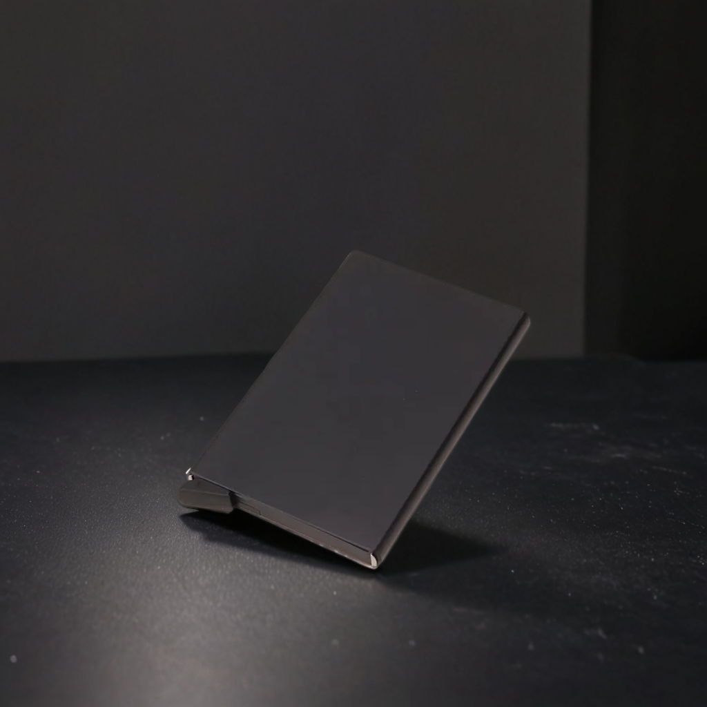 RFID Metalen Slimme Wallet – Minimalistische Pop-up Kaarthouder
