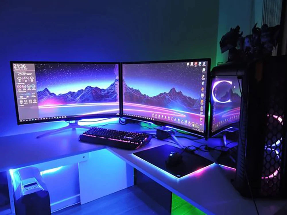 Bluetooth LED Strip Verlichting – Slimme RGB SMD 5050 Lichtslinger met APP & Afstandsbediening