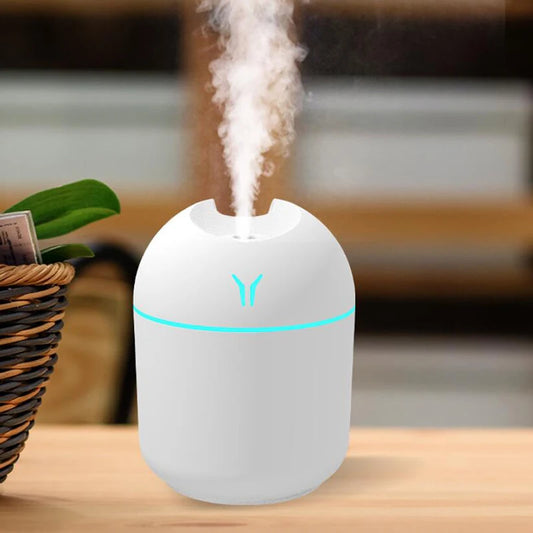 250ML USB Luchtbevochtiger – Aroma Diffuser met LED Kleurenlamp voor Auto en Thuisgebruik